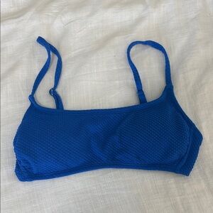 Women’s blue bikini top